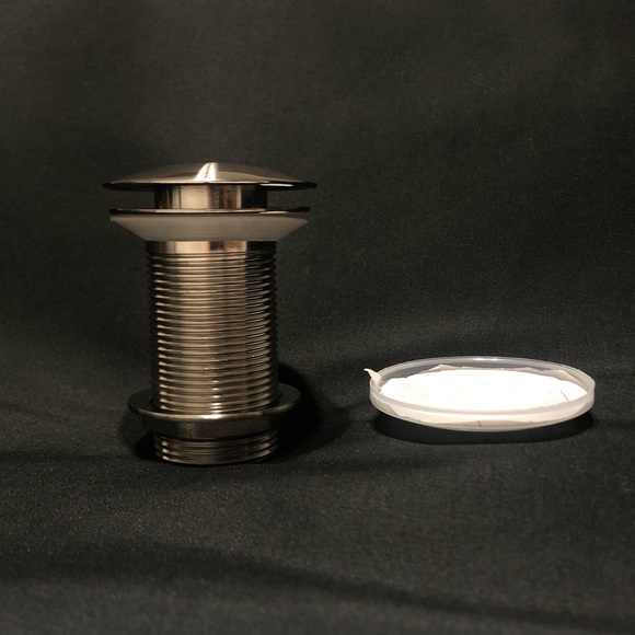 Sink Pop Up Drain Head without Overflow - 1 1/4 - Picture 4 of 6